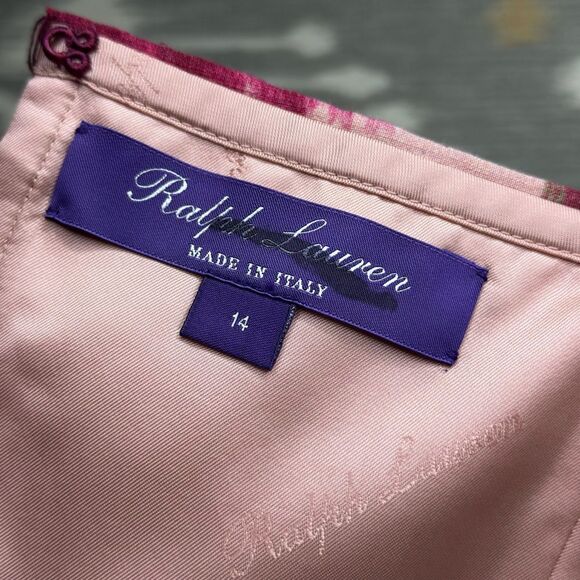 Ralph Lauren Collection Spring 2022 Darya Ikat Embellished Linen Voile Dress - Picture 2 of 16